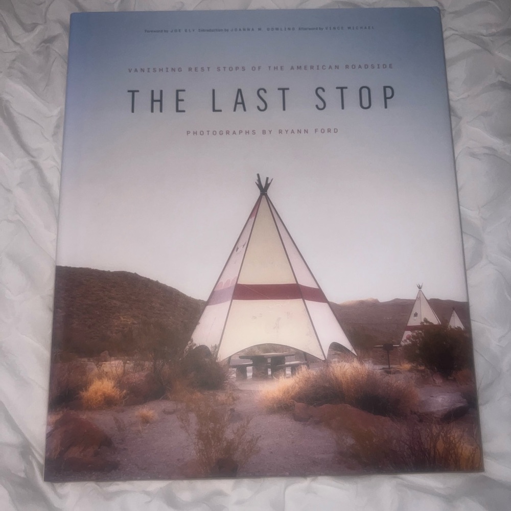 The Last Stop Coffee Table Book - White and Brown